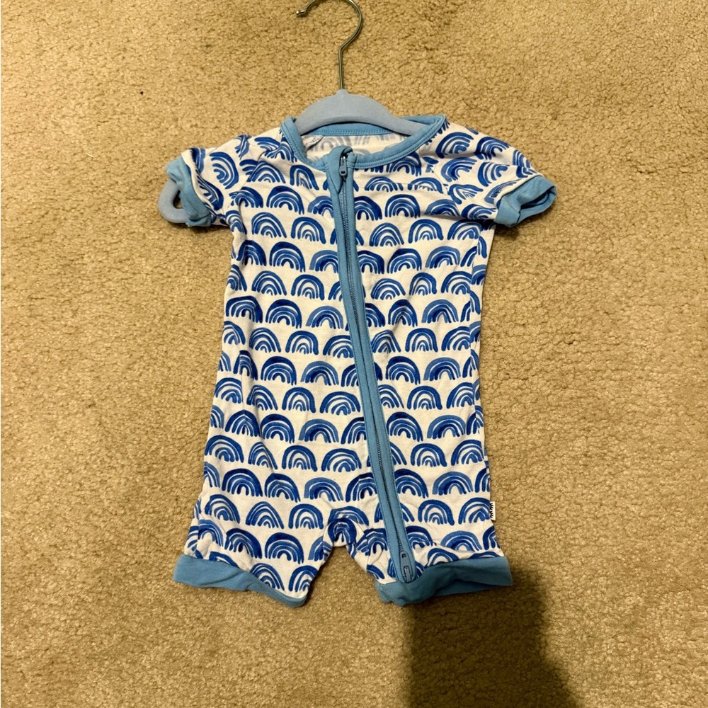 Blue Rainbow Kids One Piece - shortie